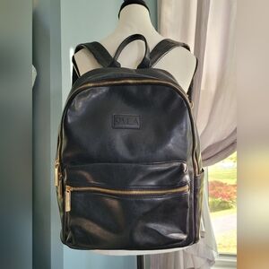 Ryla Black Vegan Leather Backpack